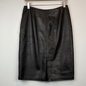 Danier Midnight Black Pencil Skirt